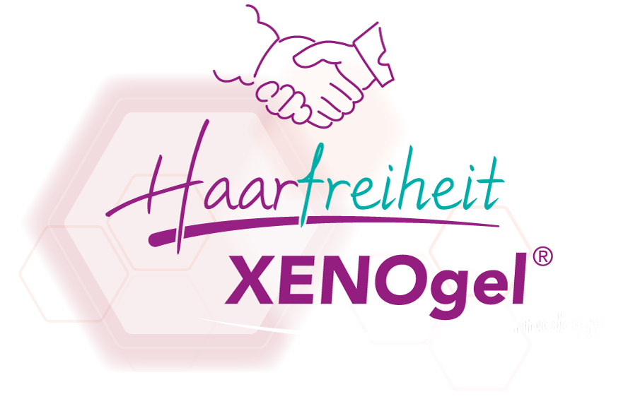 Logo Haarfreiheit et logo XENOGEL koallage